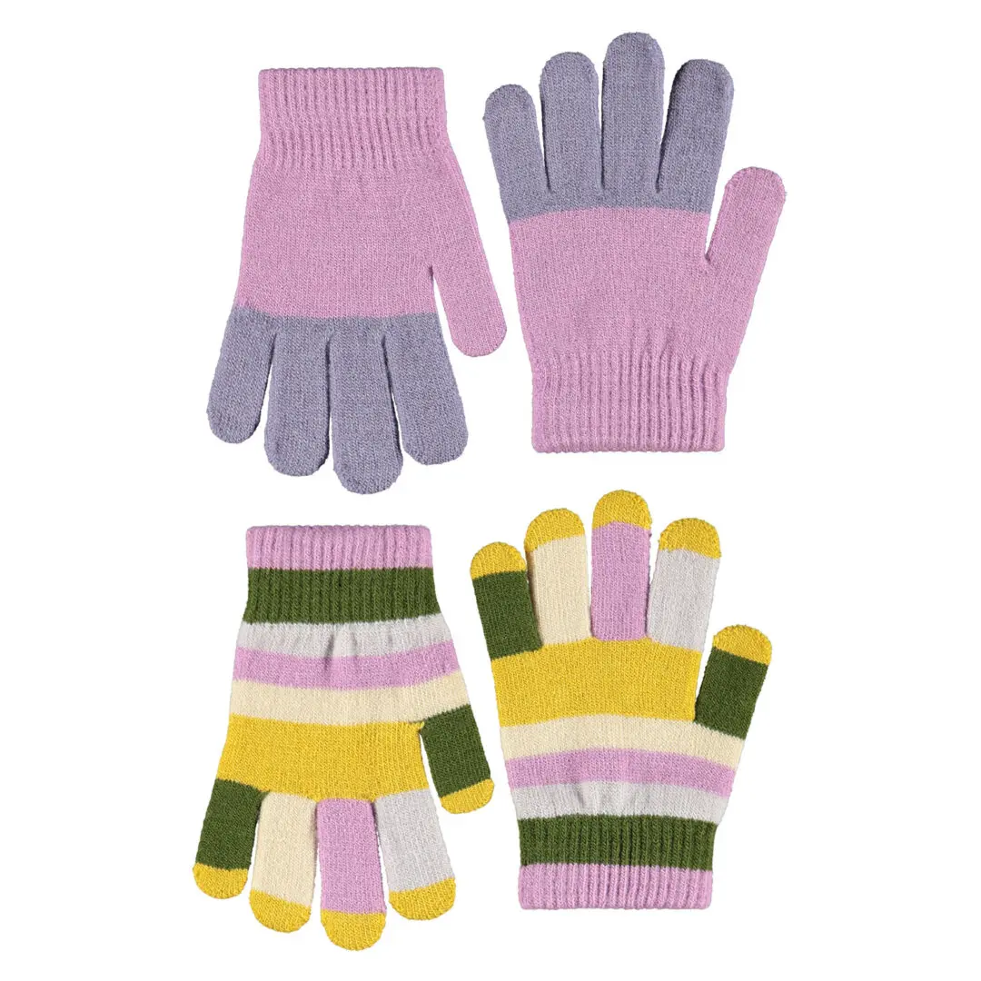 Перчатки 2пары Molo Kei Purple Ray