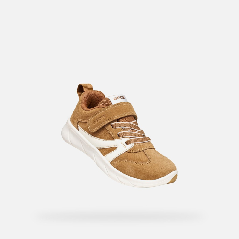 Кроссовки Geox Foot-Run Barefoot caramel/white
