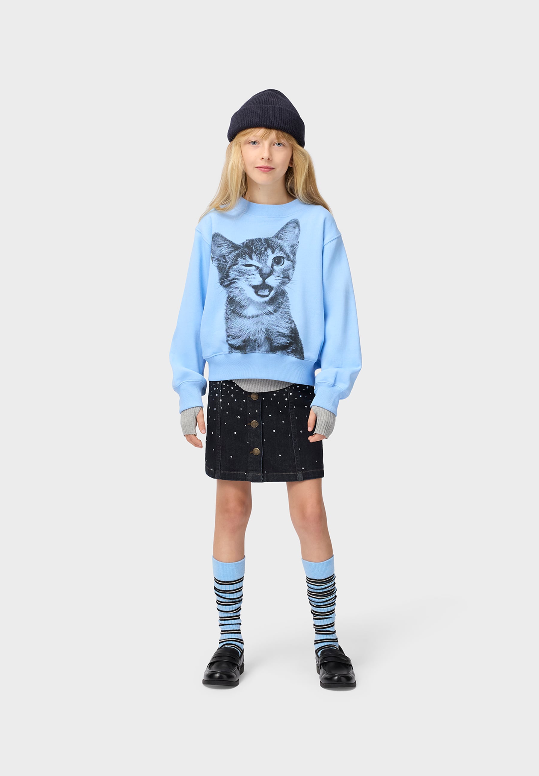 Свитшот Molo Marge Blue Kitten