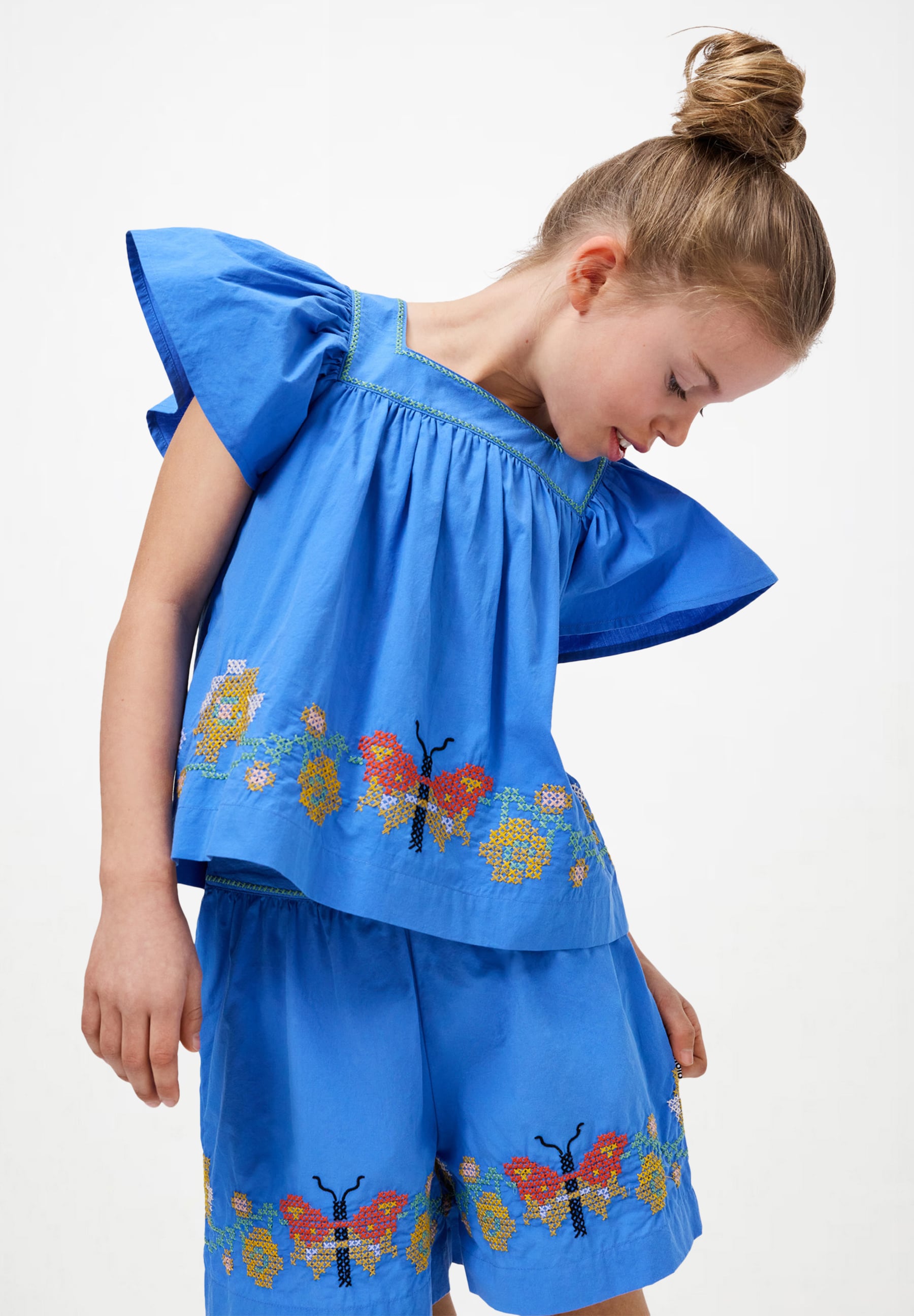 Блузка Molo Rosalyn Blue Flower