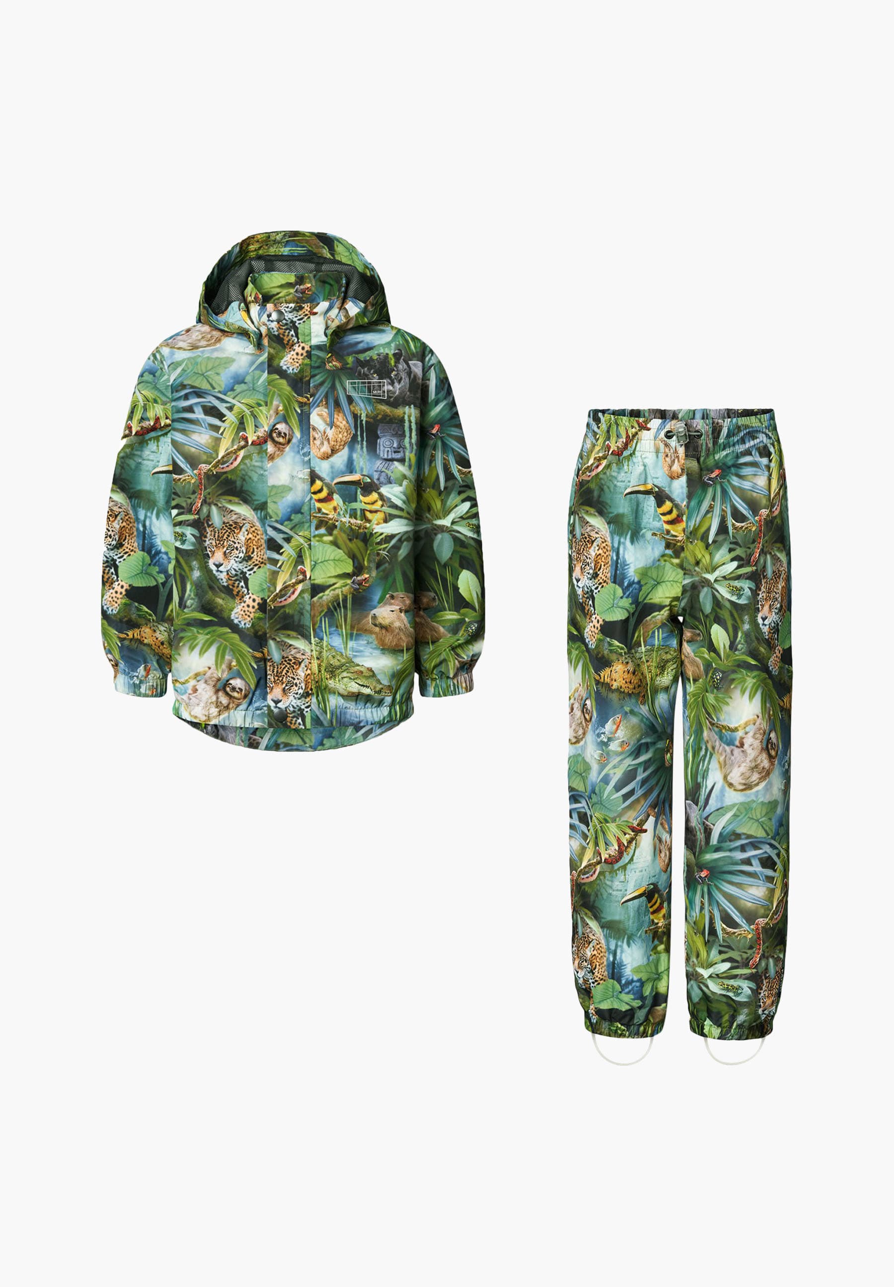 Комплект ветровочный: куртка+брюки Molo Whalley Jungle Life