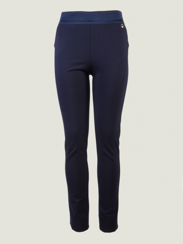 Брюки из трикотажа для девочки Тилли Стилли синие